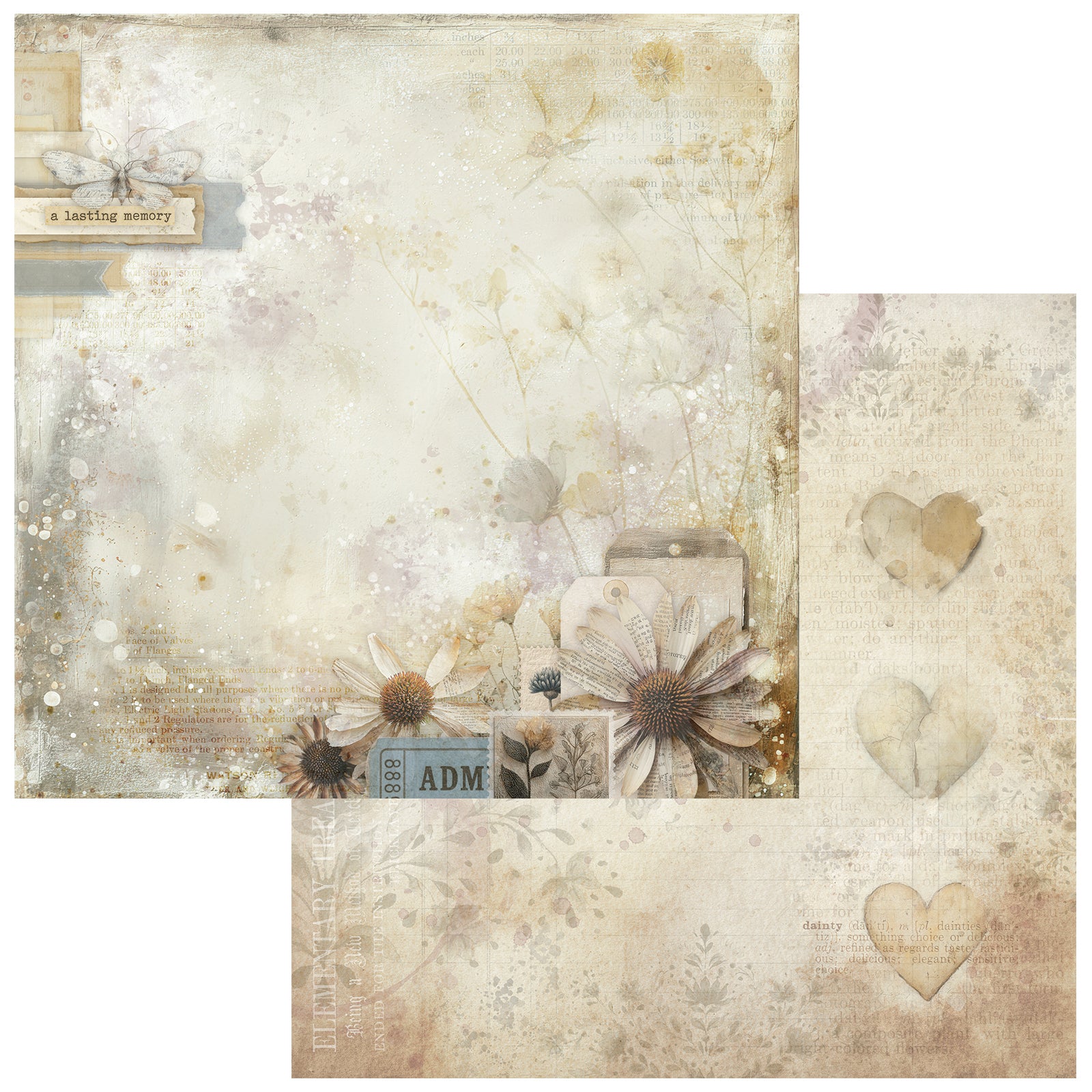 49 and Market 12 x12 Collection Pack- Faded Memory Lane