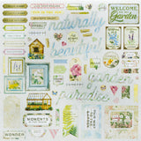 49 and Market Chipboard Elements - From the Garden
