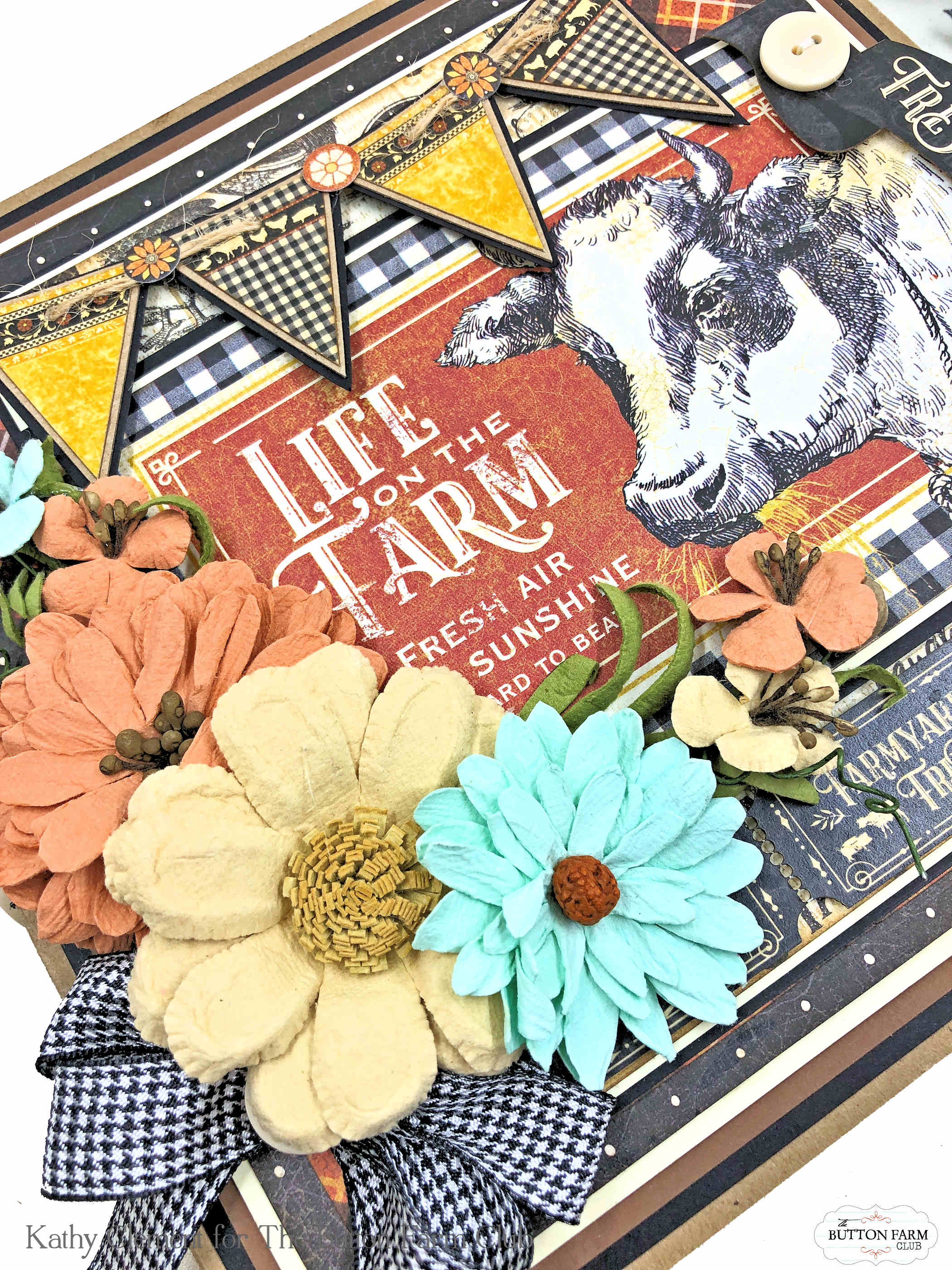 Graphic 45 Farmhouse Tutorial Re-release. **TUTORIAL ONLY NO PRODUCTS WILL BE SHIPPED**