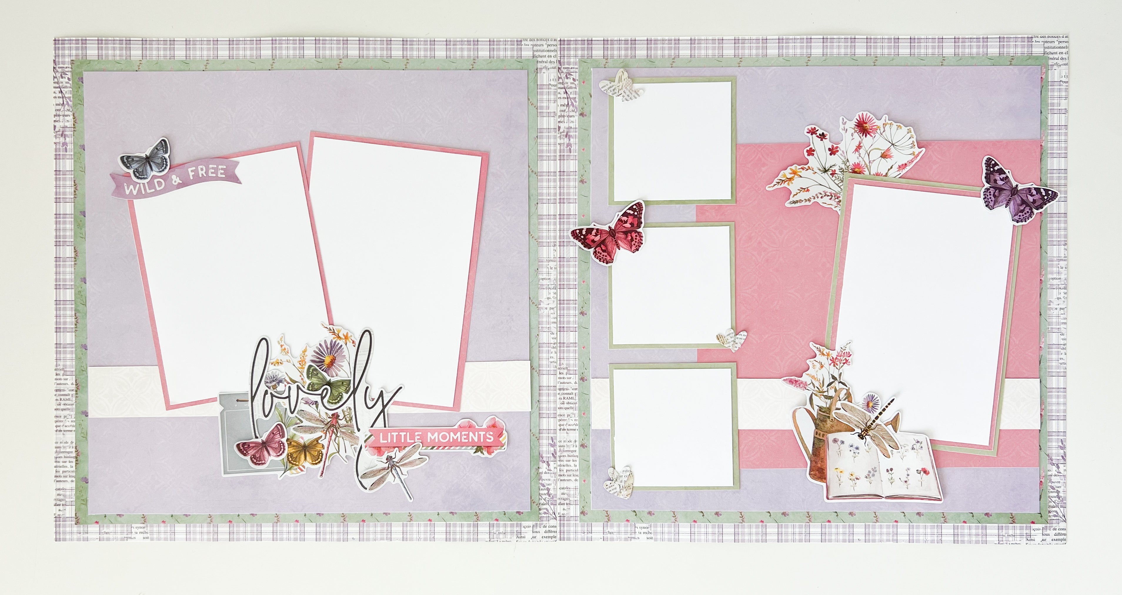 Simple Stories Meadow Flowers Quick Page Kit