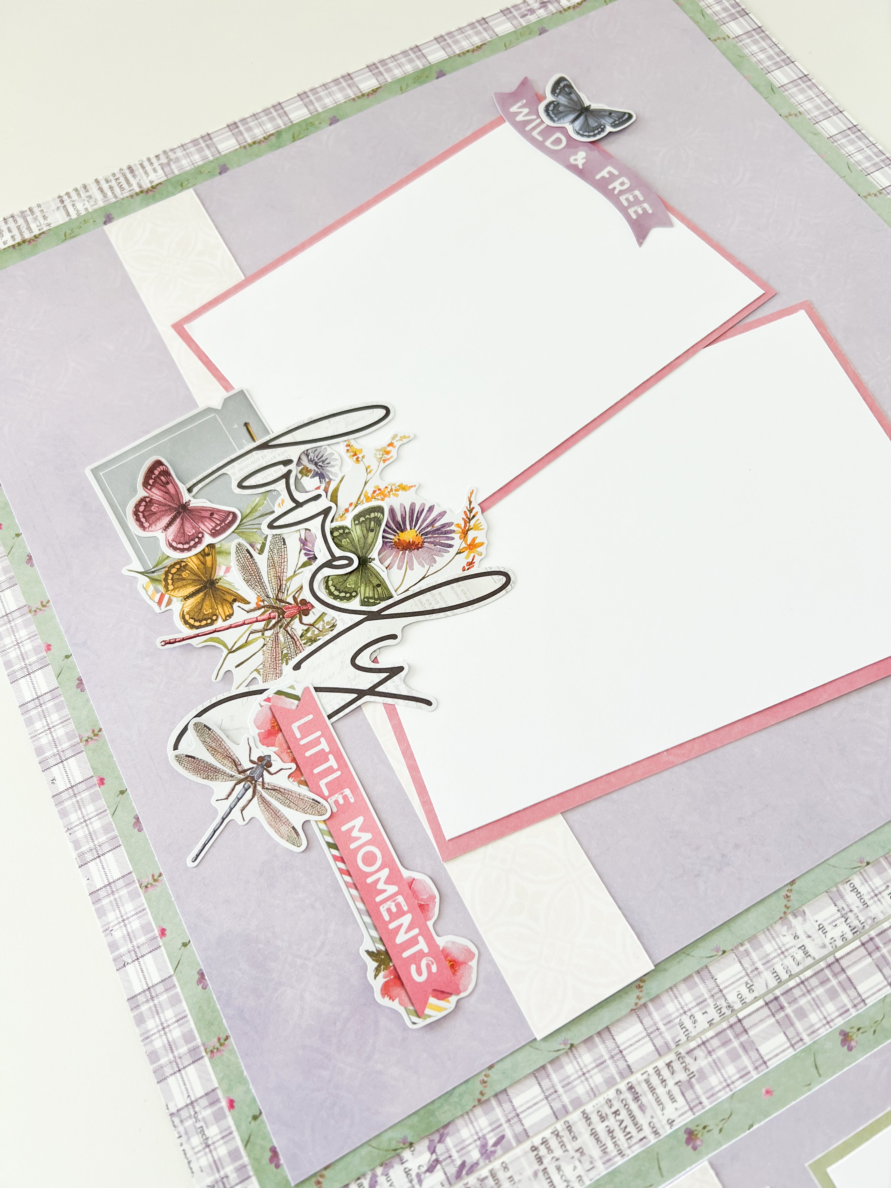 Simple Stories Meadow Flowers Quick Page Kit
