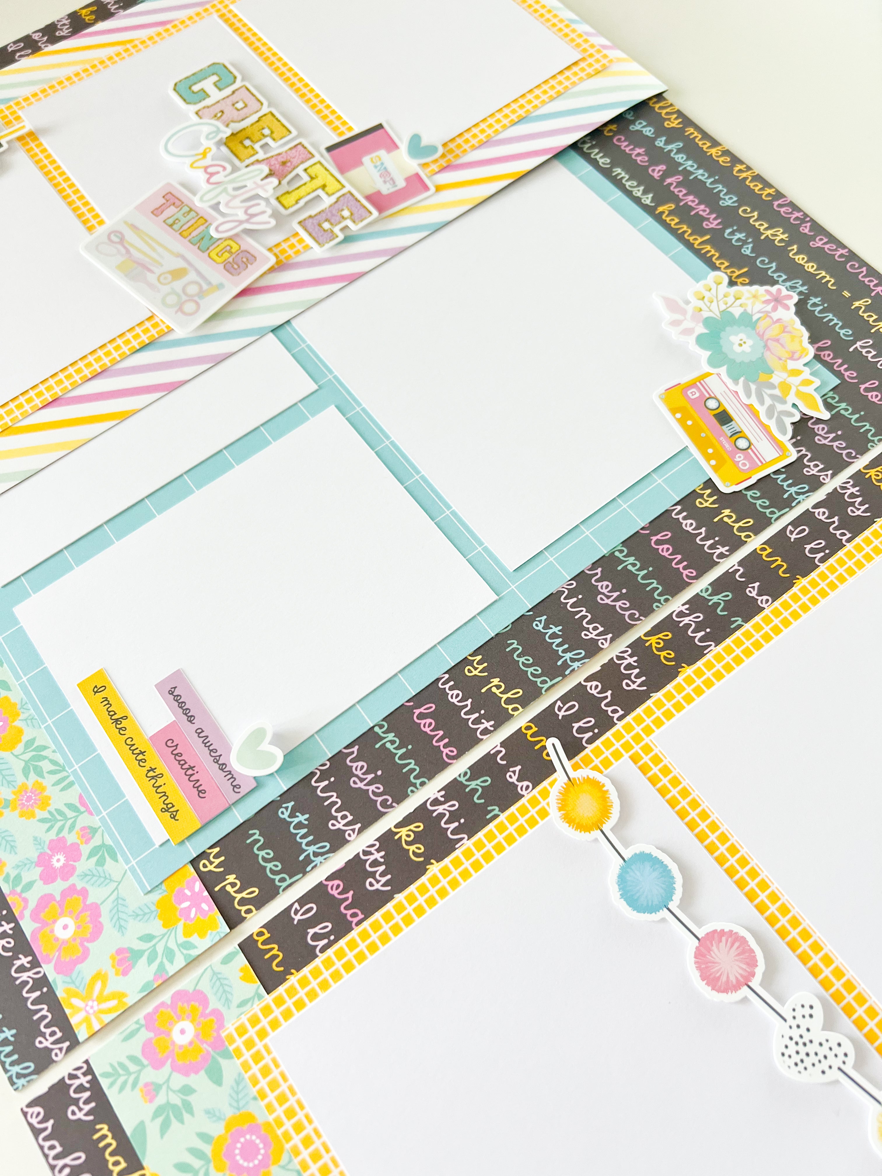 Simple Stories Crafty Thing Quick Page Kit