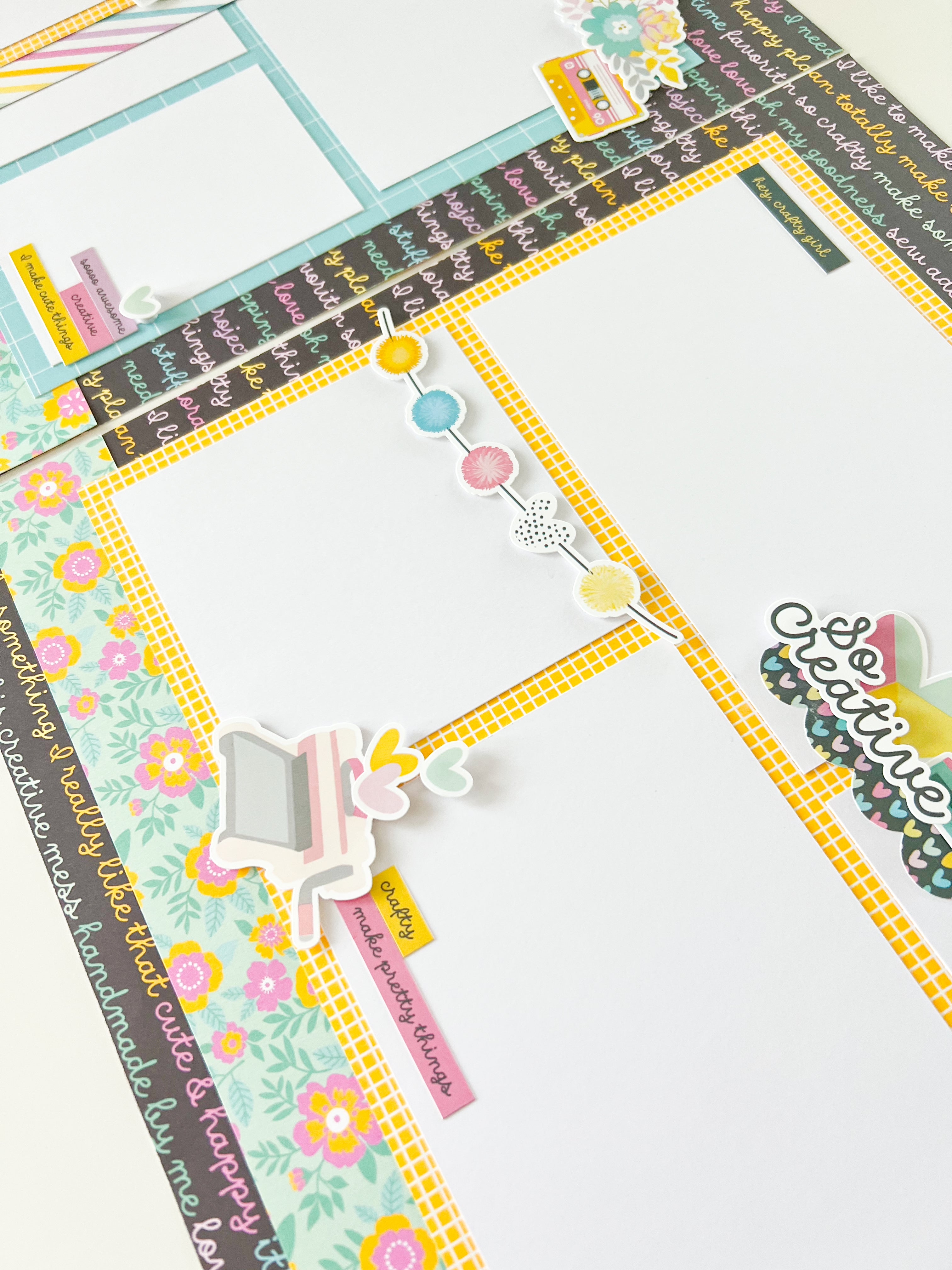 Simple Stories Crafty Thing Quick Page Kit