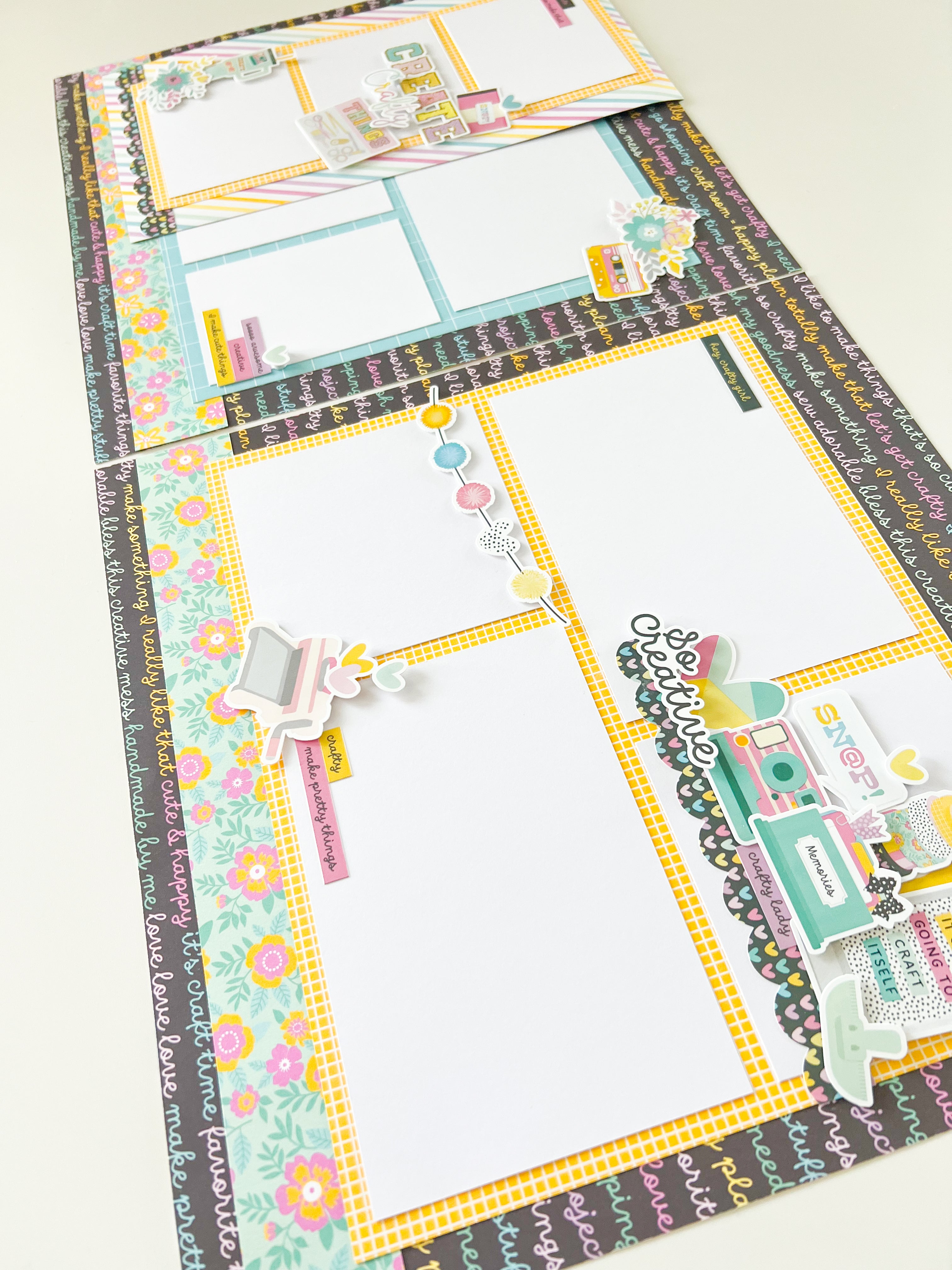 Simple Stories Crafty Thing Quick Page Kit