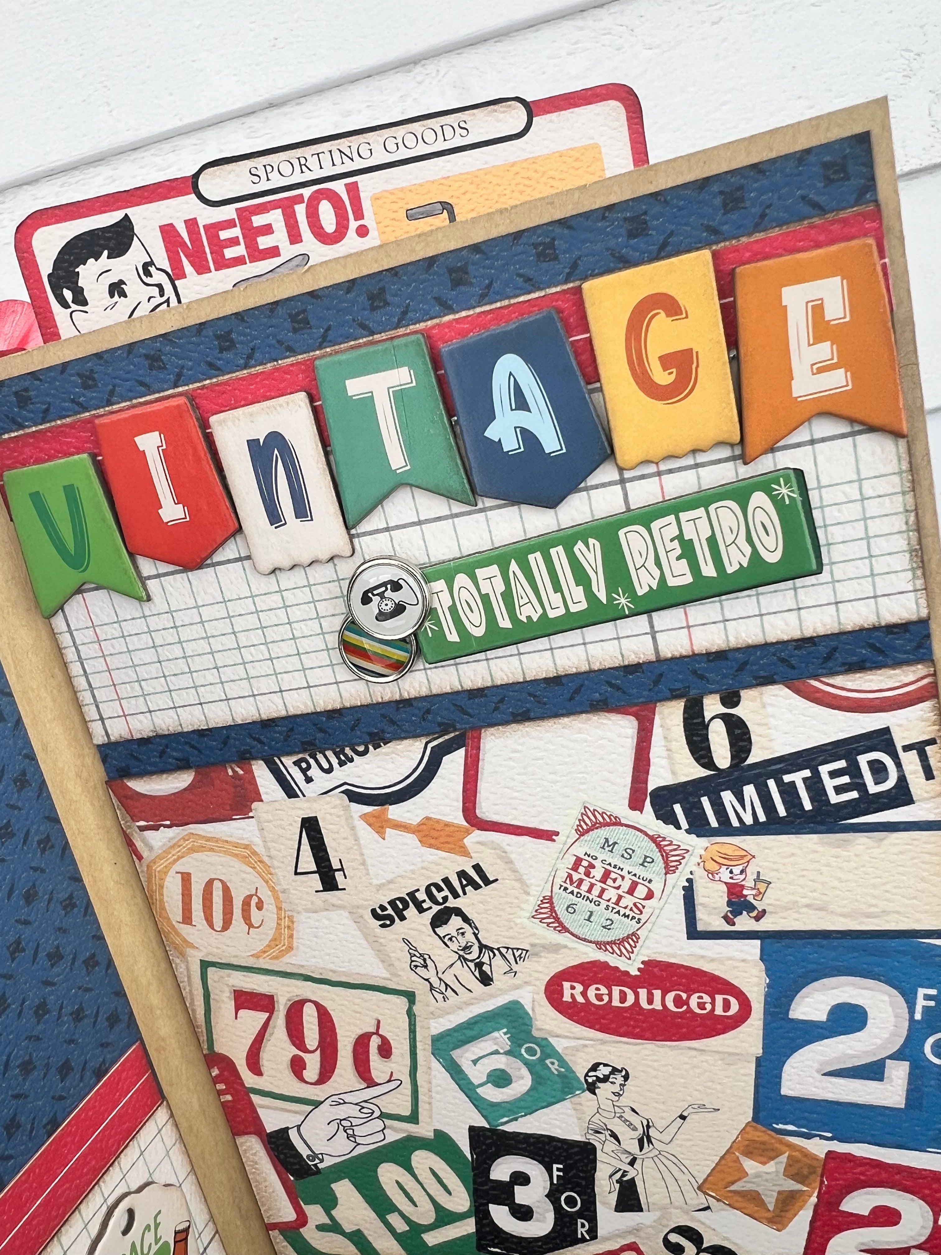 Vintage Mercantile Mini Album – A Nostalgic Journey