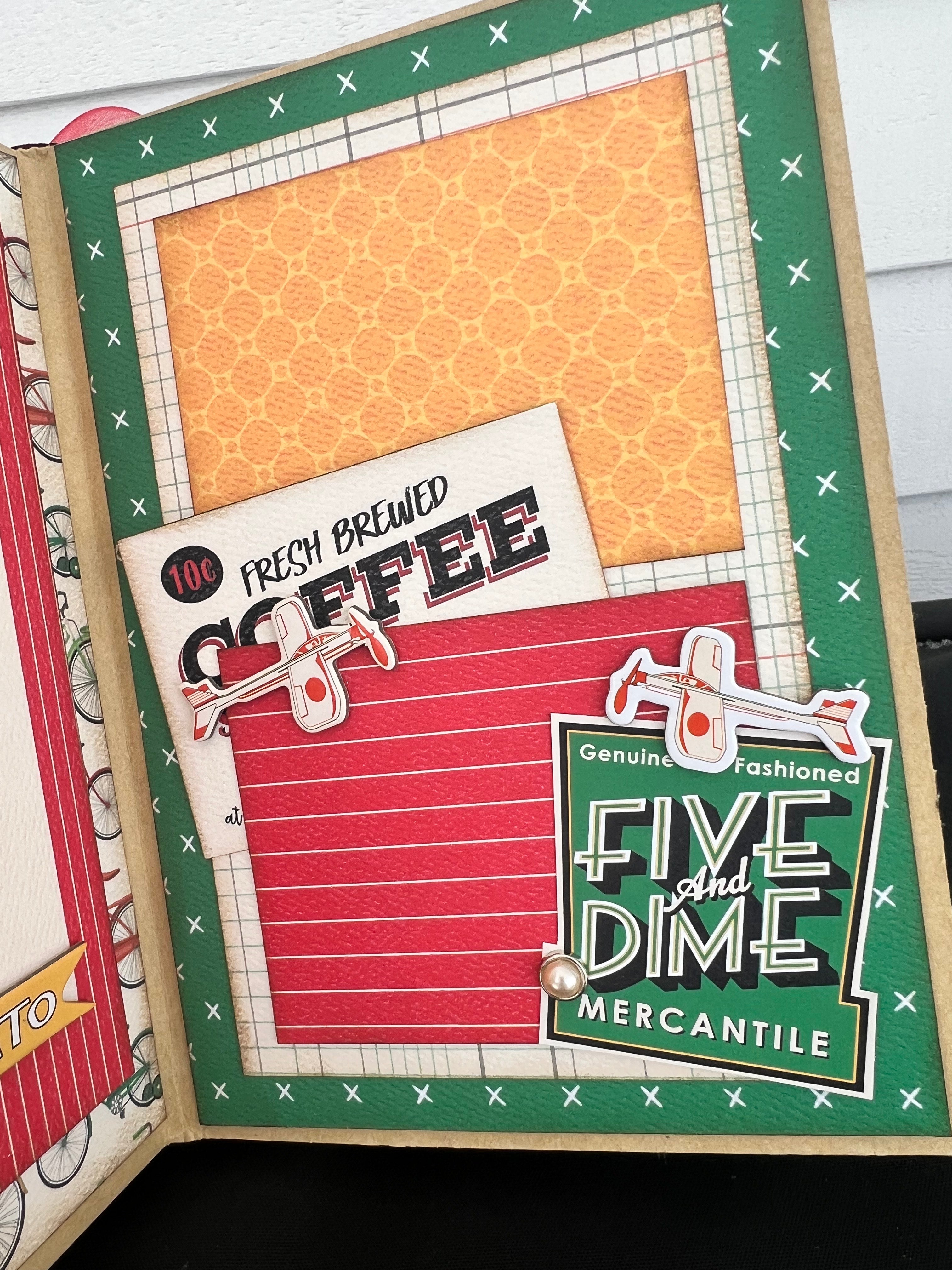 Vintage Mercantile Mini Album – A Nostalgic Journey