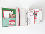 Simple Vintage Holly Jolly Snap Binder