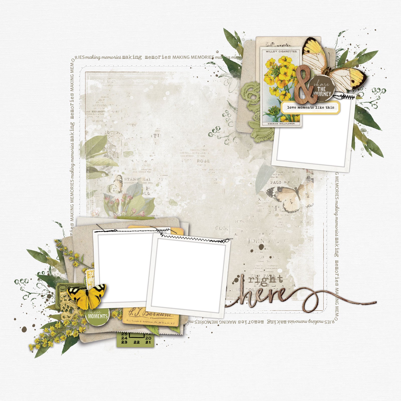 Krafty Garden Collection - Page Kit