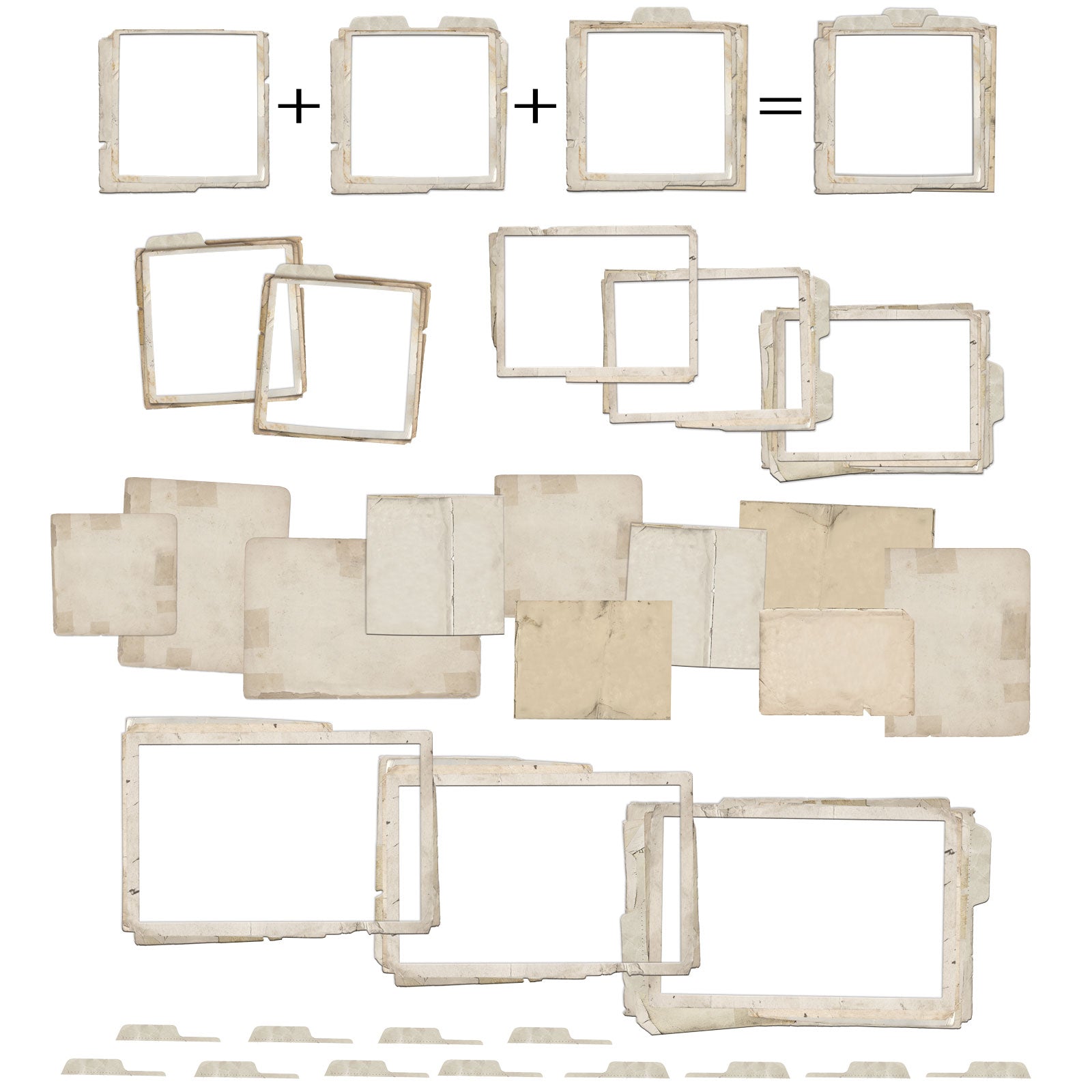 Krafty Garden Collection - Chipboard Stacked Frames