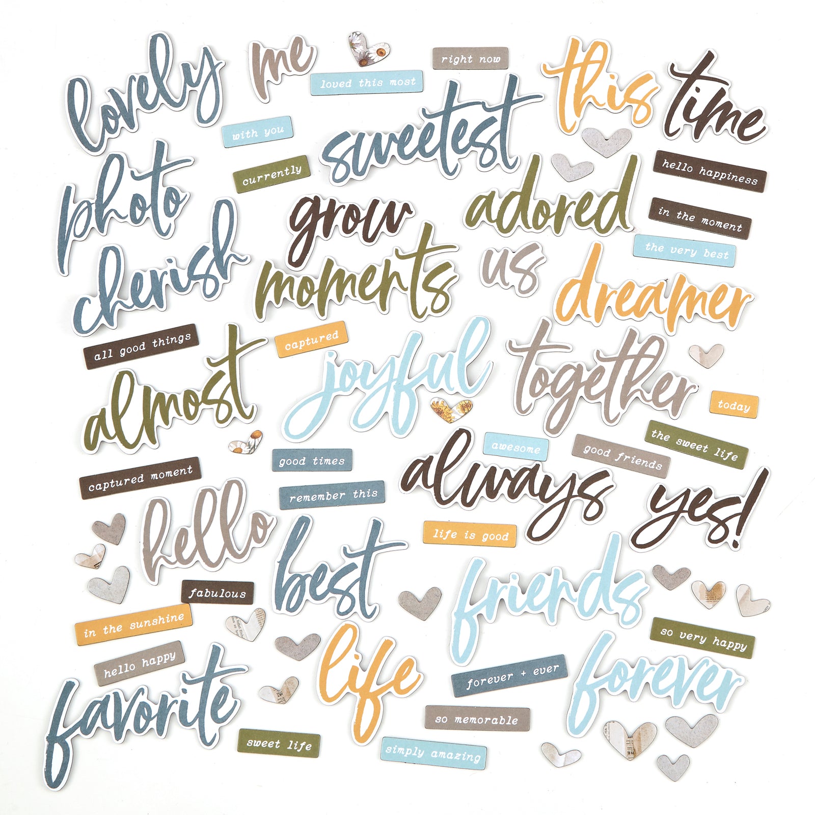 Krafty Garden Collection - Chipboard Words Set