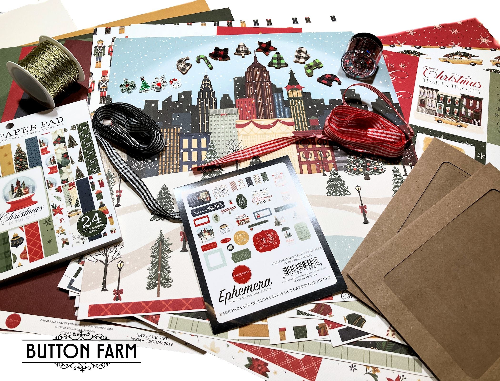 The Christmas Time in the City Card Kit