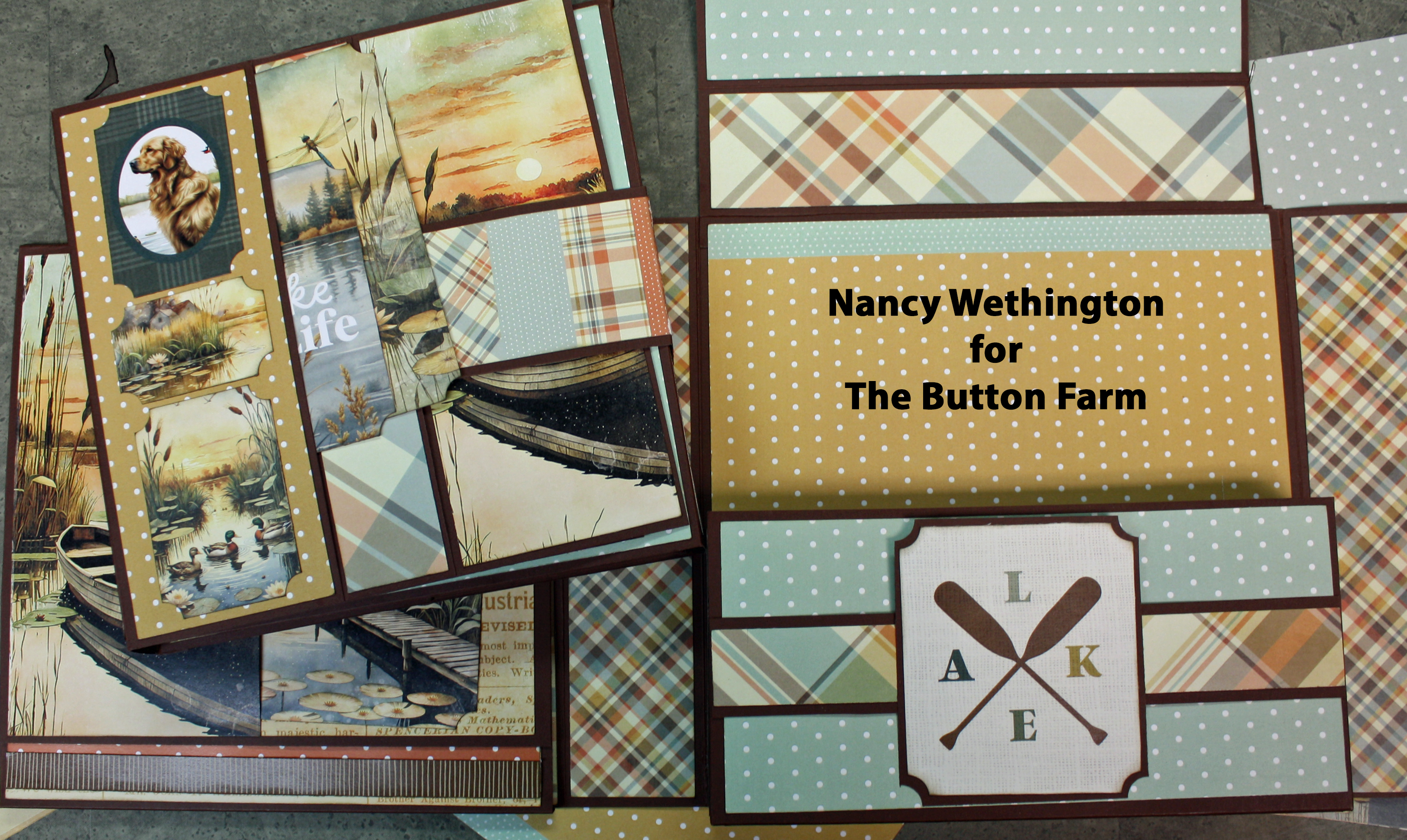 Lakeside Memories Mini Album by Nancy Wethington