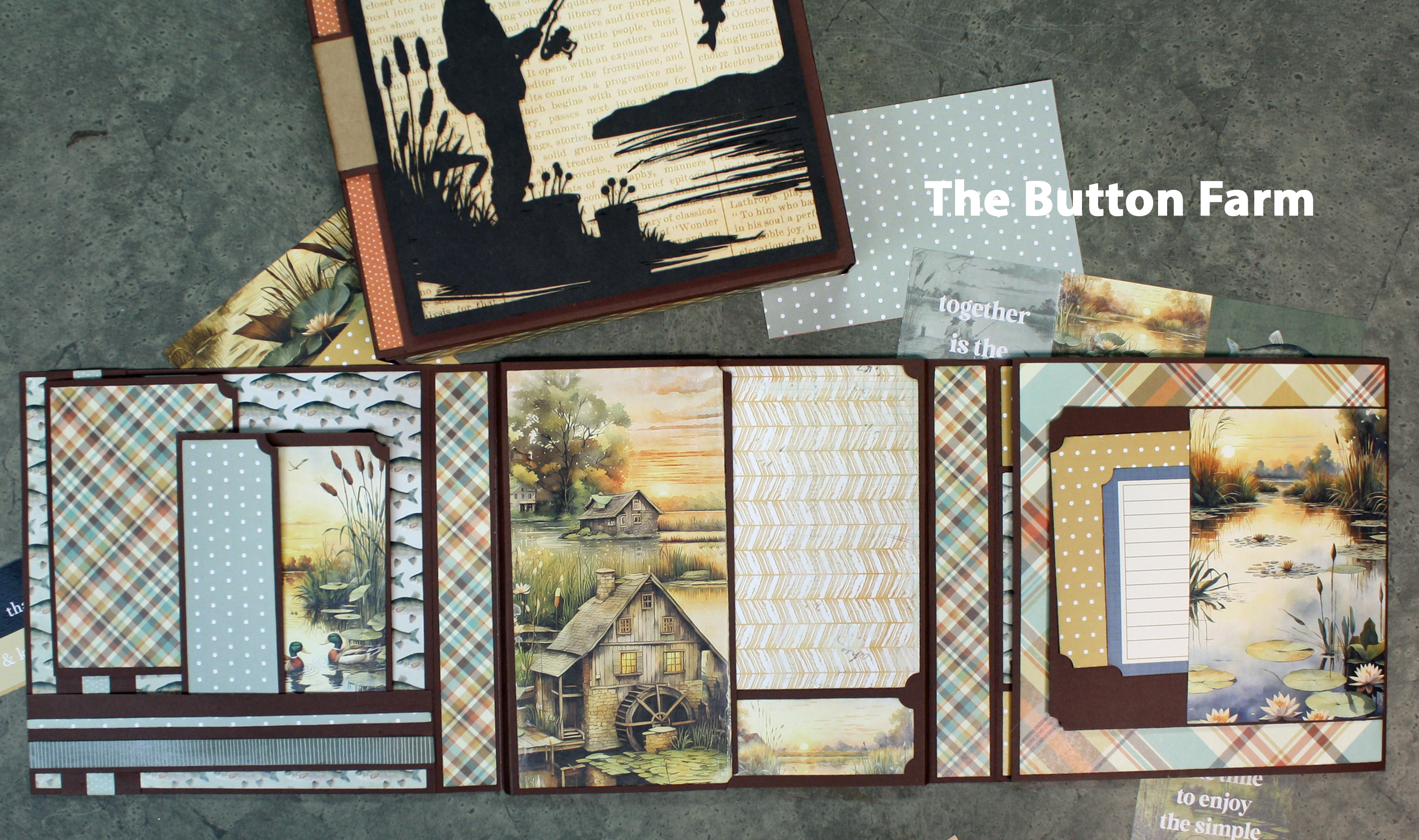 Lakeside Memories Mini Album by Nancy Wethington