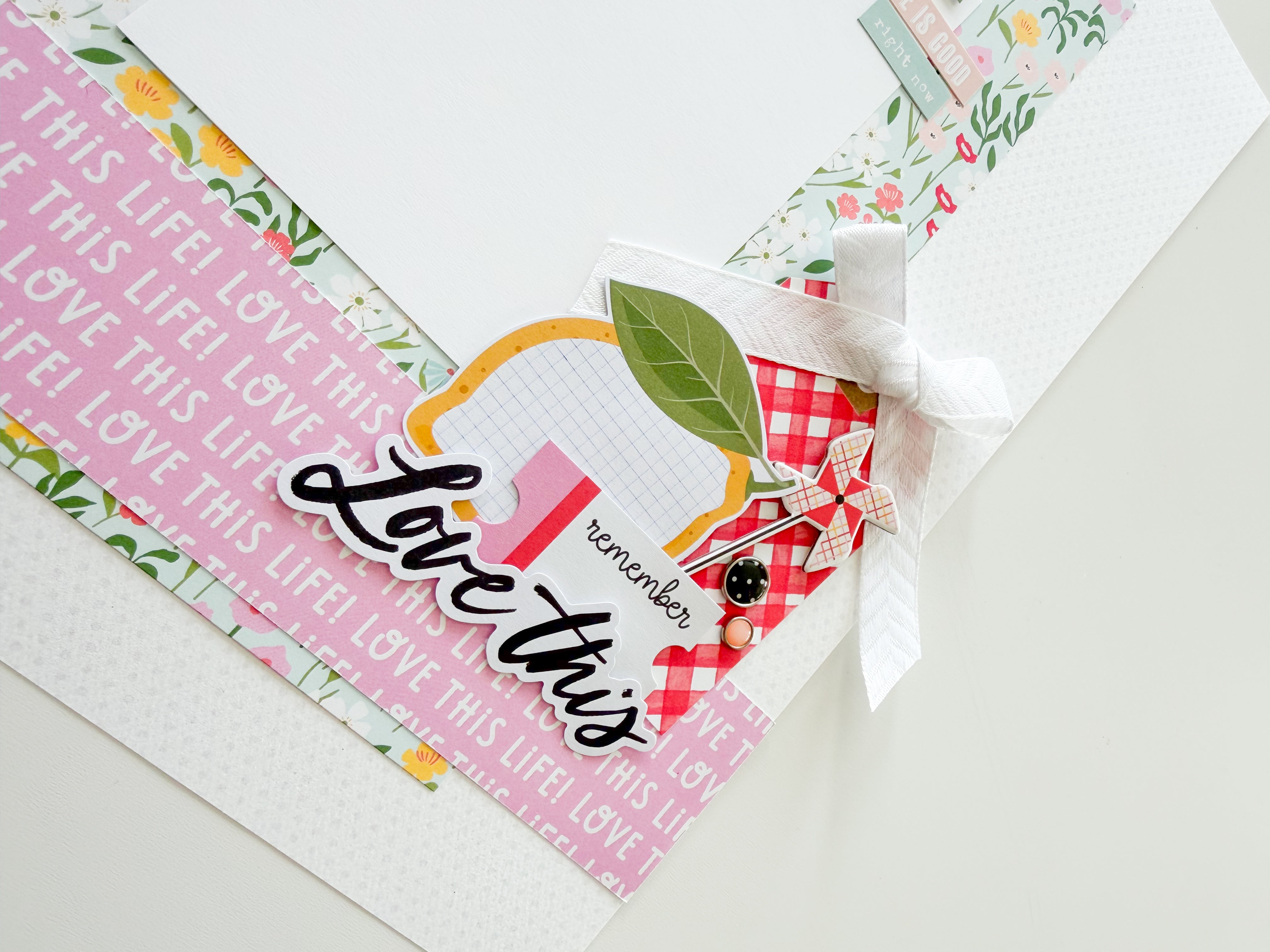 SIMPLE STORIES PINK LEMONADE PAGE KIT **Pre-Order**