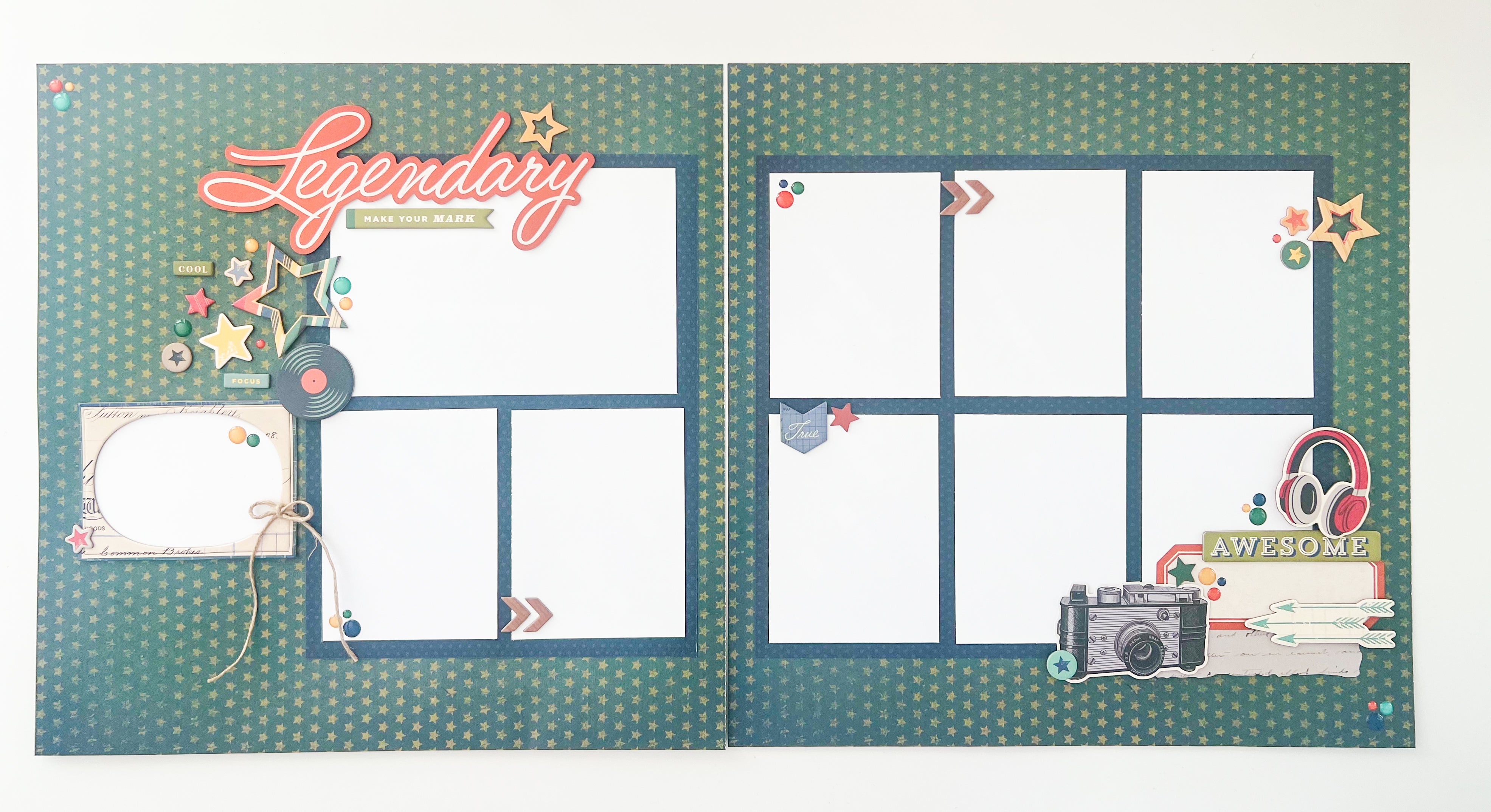 SIMPLE STORIES RUSTIC LEGEND PAGE KIT **Pre-Order**