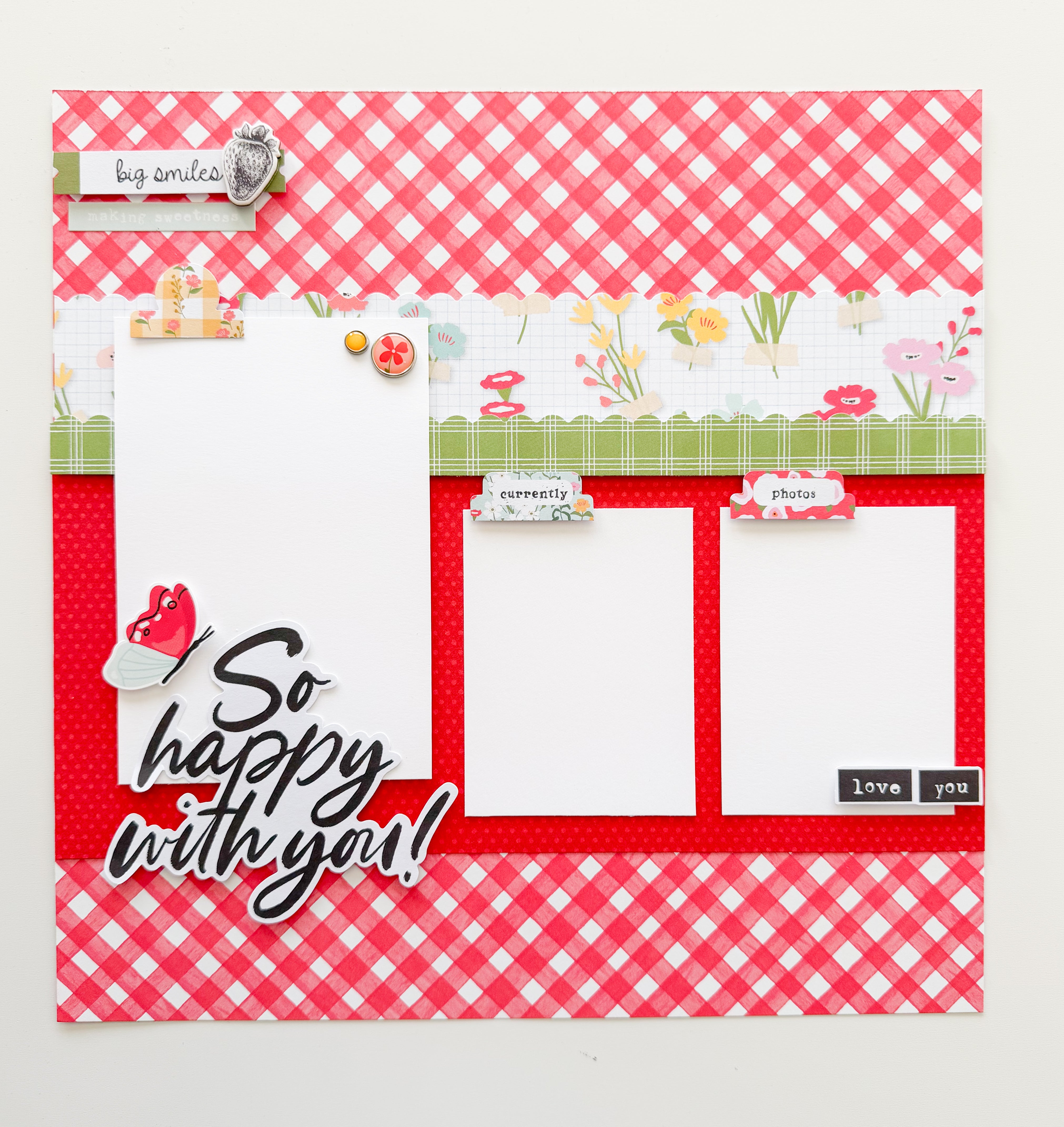 SIMPLE STORIES PINK LEMONADE PAGE KIT **Pre-Order**