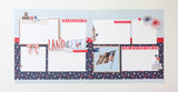 SIMPLE STORIES Land of the Free Layouts PAGE KIT