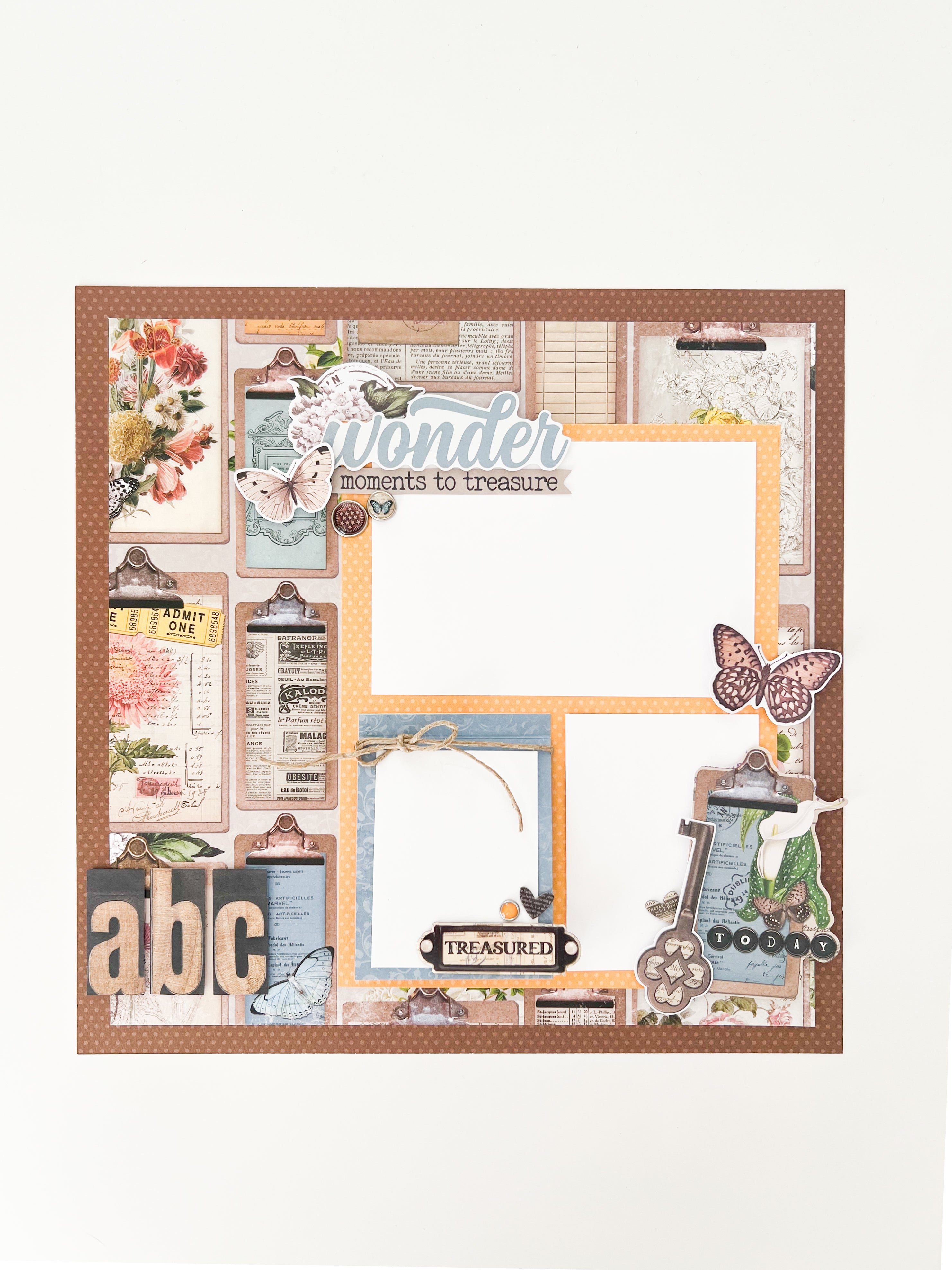 Simple Vintage Junk Drawer Layouts