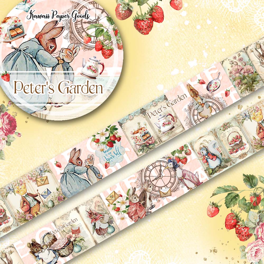 Peter's Garden Washi Tape 1