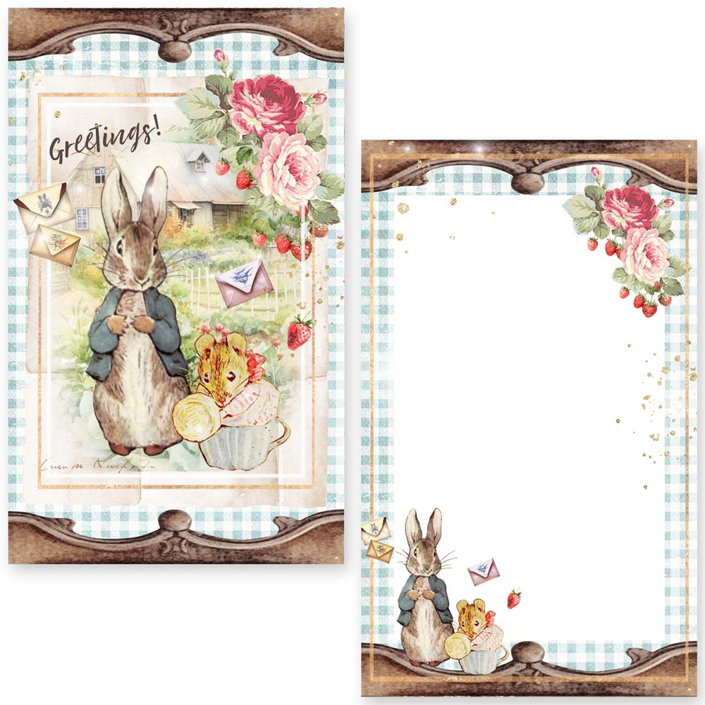 Peter's Garden Journaling Card