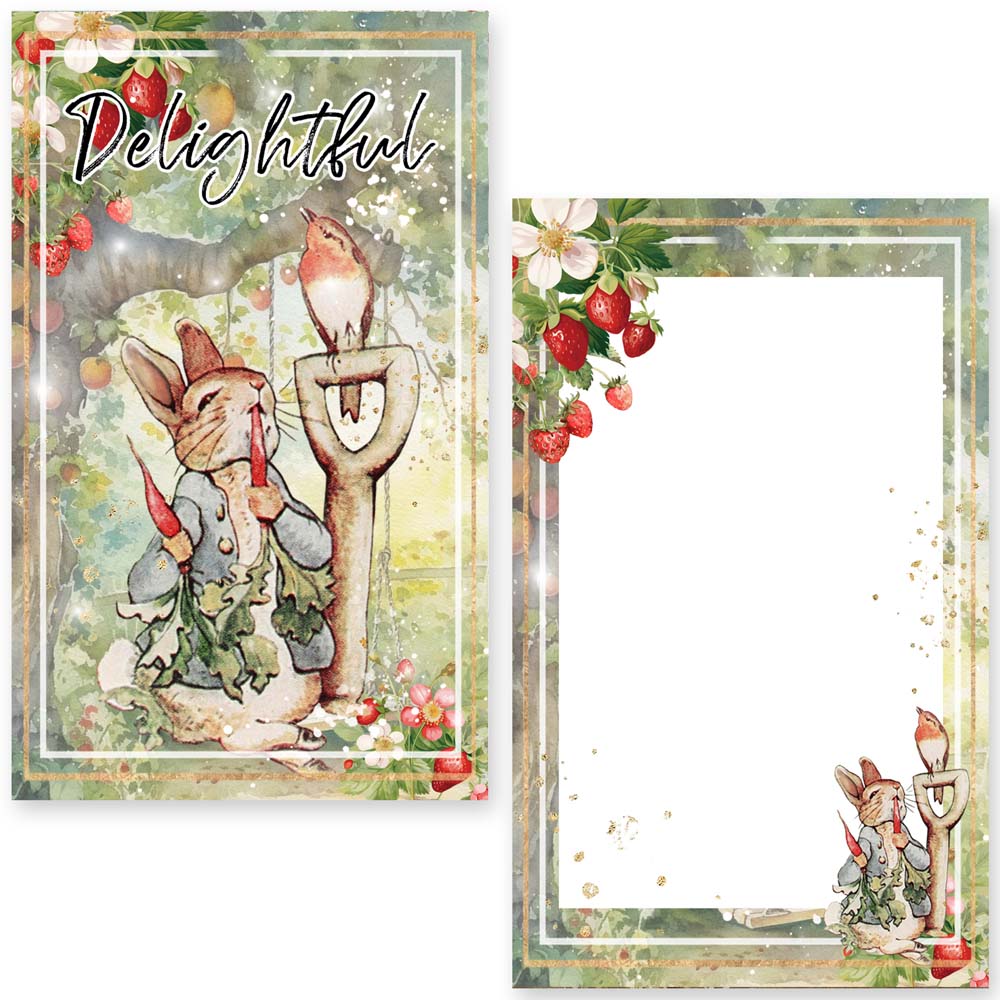 Peter's Garden Journaling Card