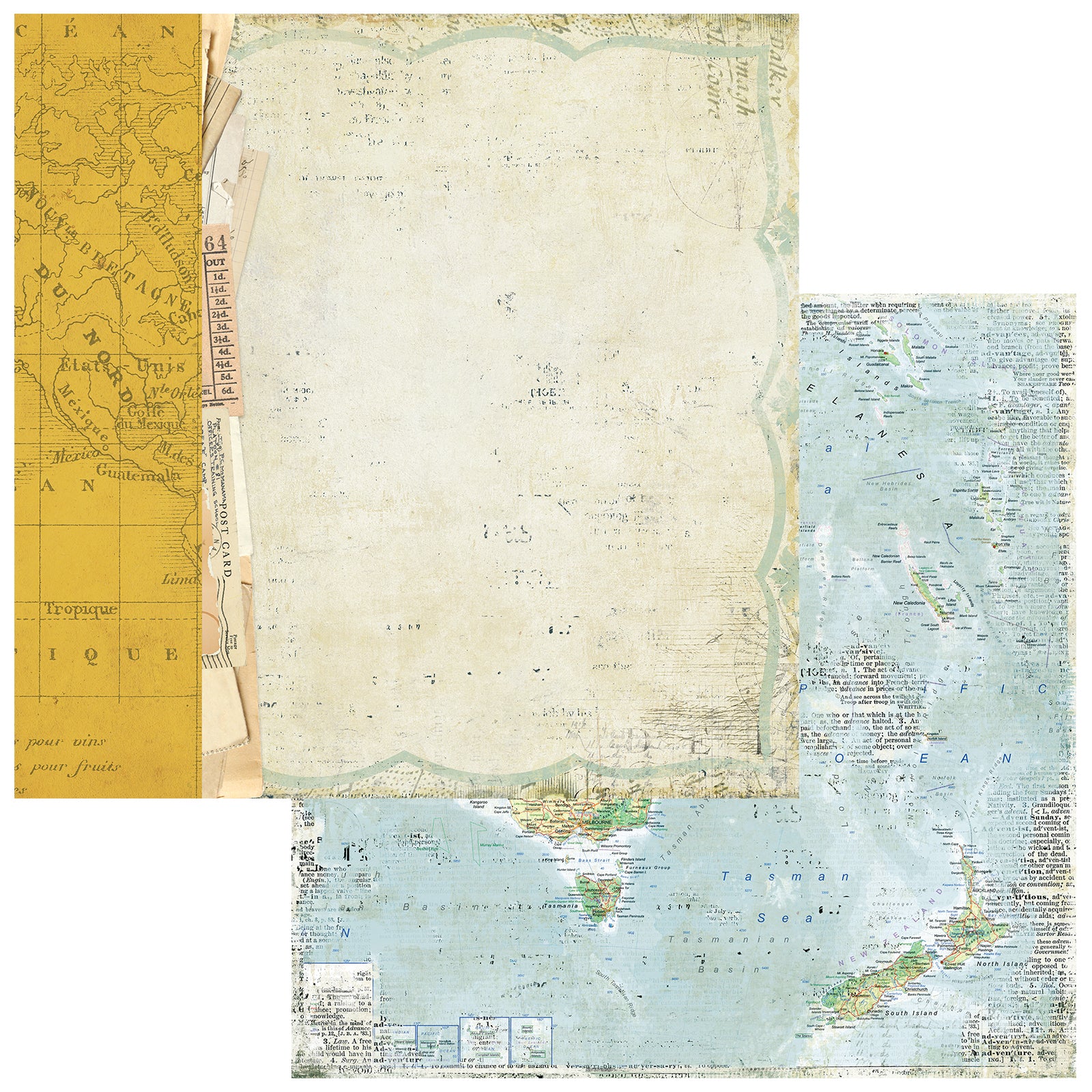 49 and Market 12 x12 Collection Pack- Travel Diaries