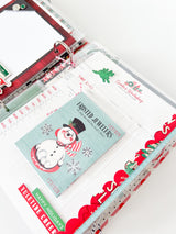 Simple Vintage Holly Jolly Snap Binder