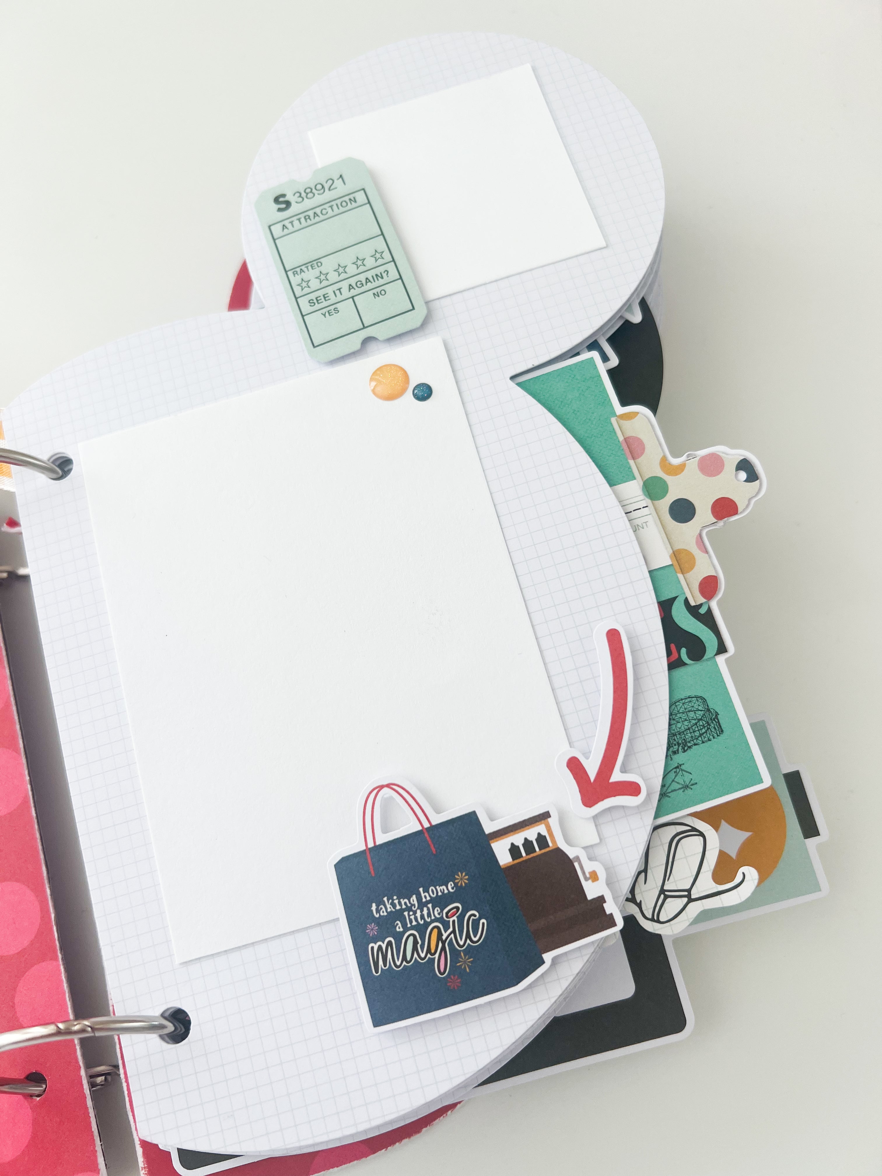 SIMPLE STORIES HAPPIEST PLACE BINDER **PRE-ORDER**