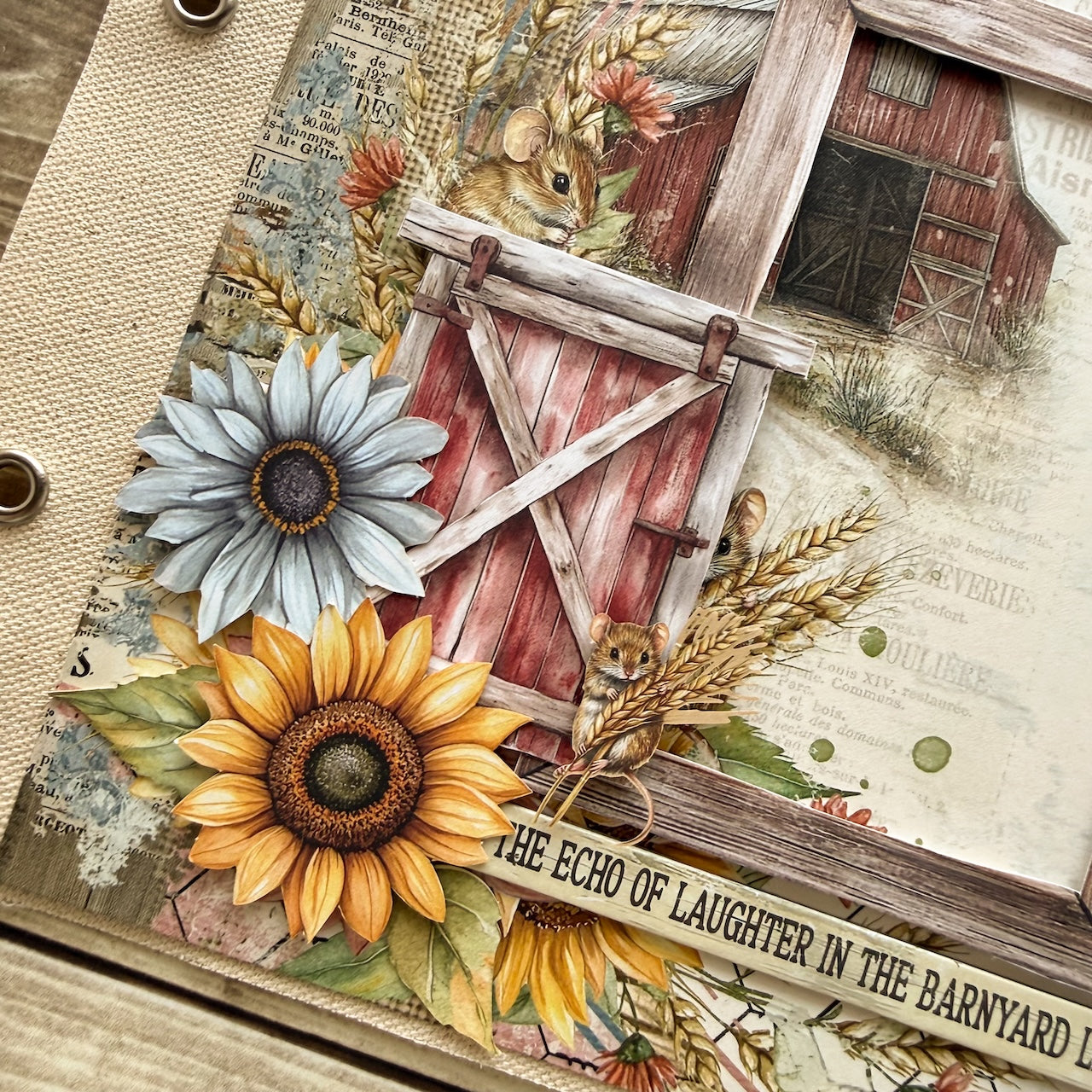 Whispering Way Canvas Mini Album