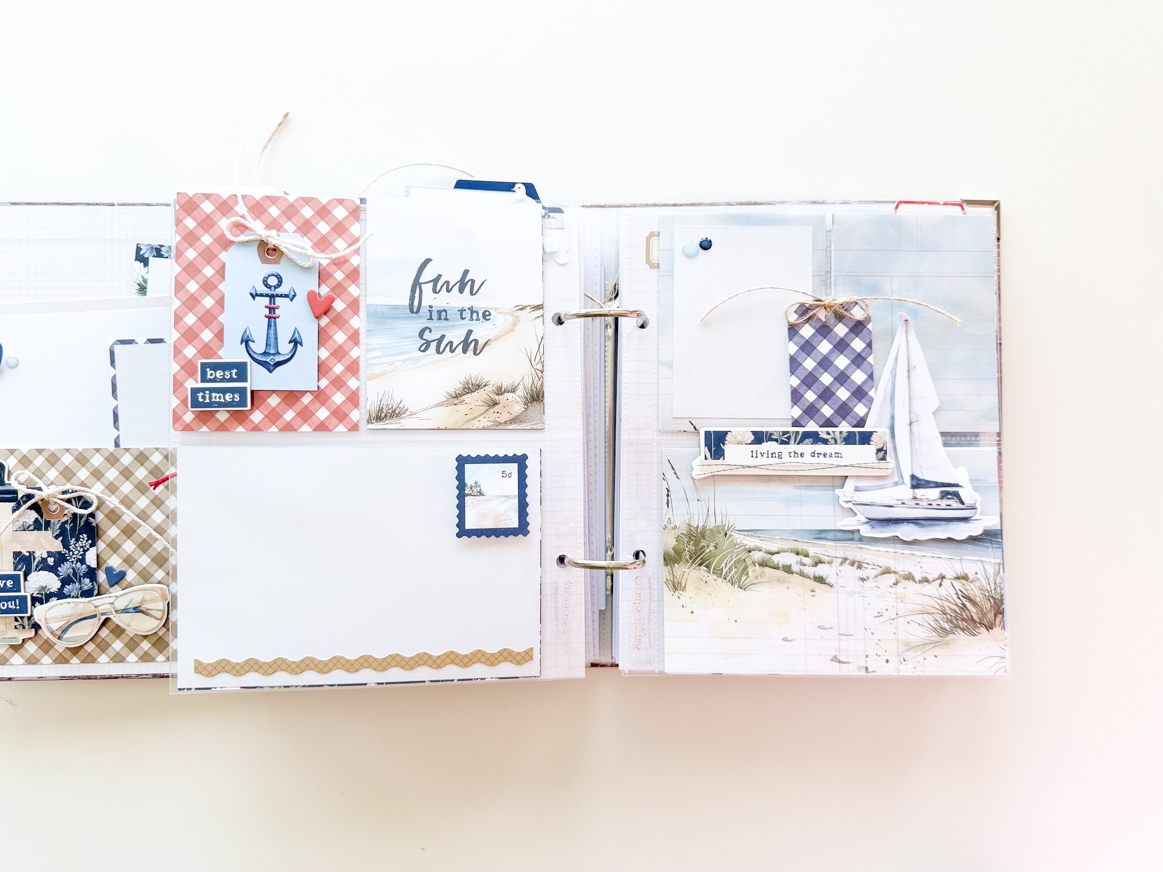 Simple Vintage Sand & Sea Binder Kit by Simple Stories
