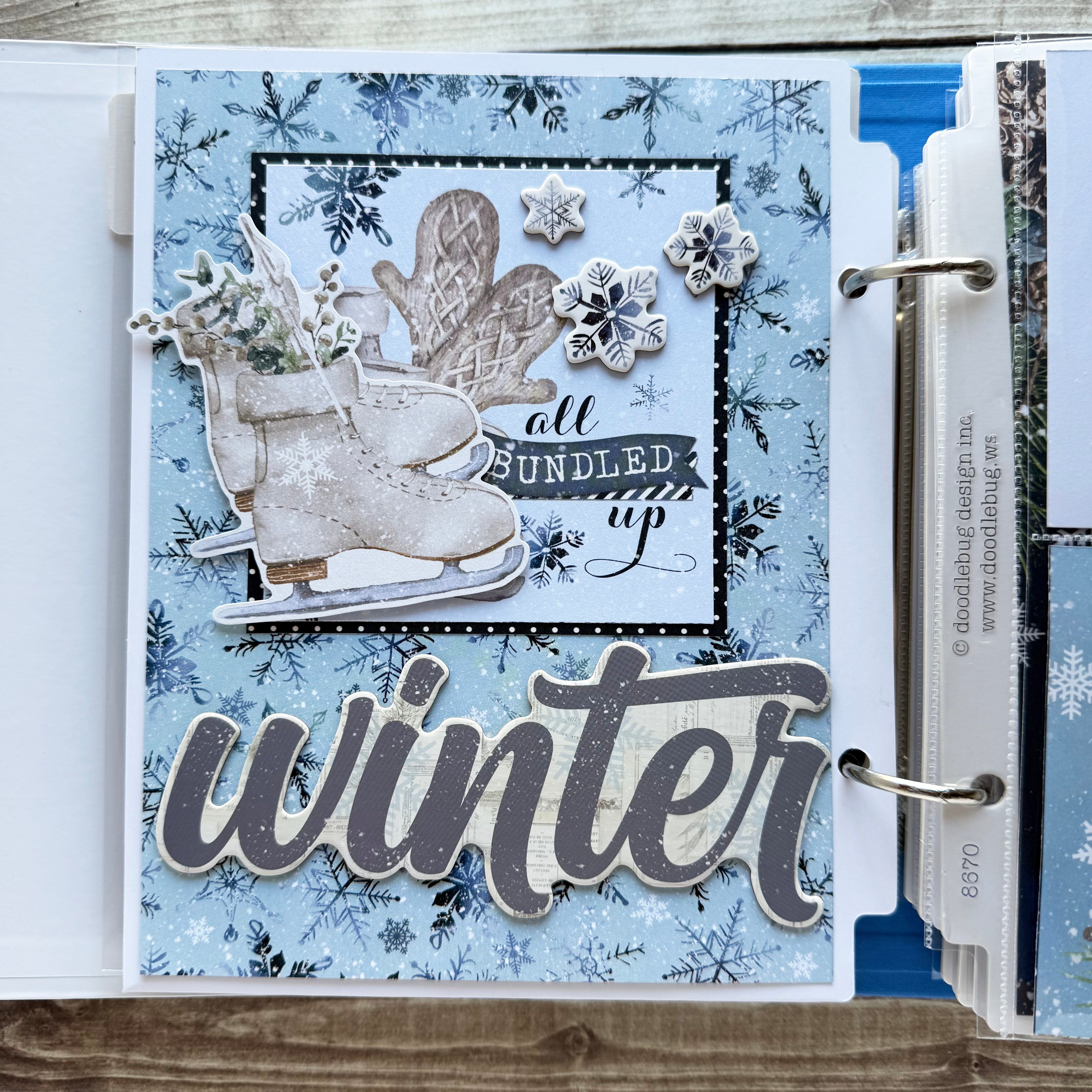 Simple Vintage Fresh Snow Mini Album