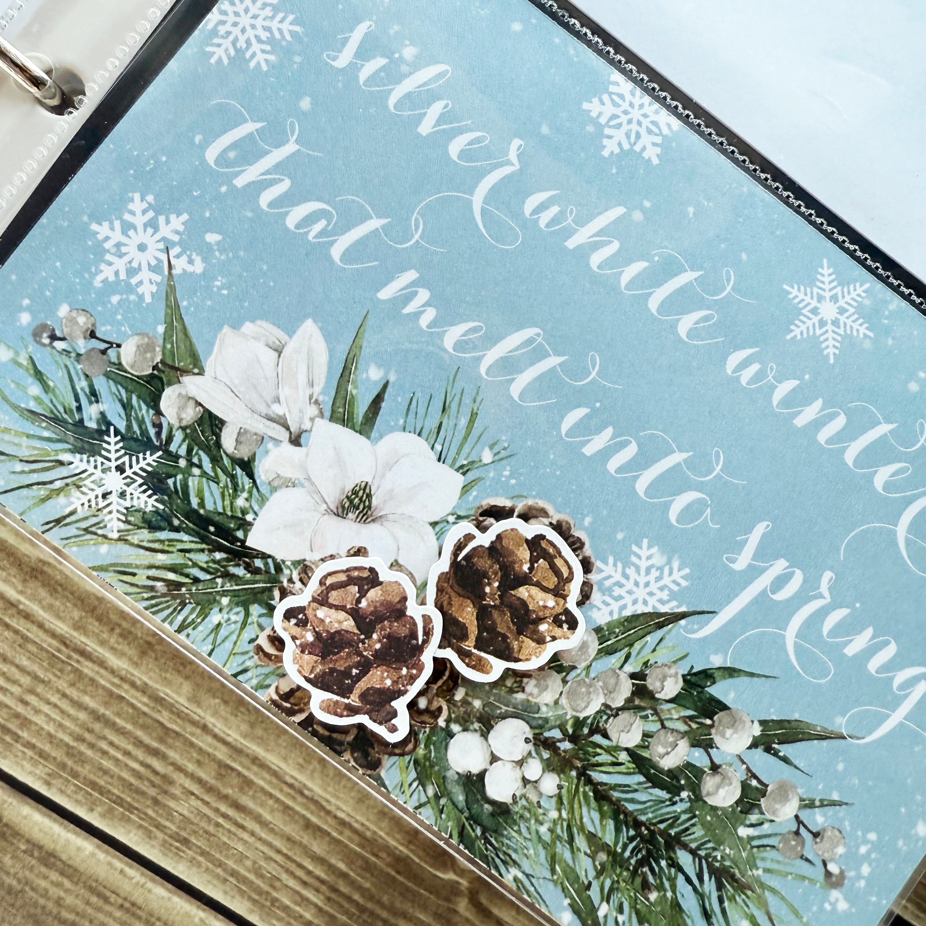 Simple Vintage Fresh Snow Mini Album