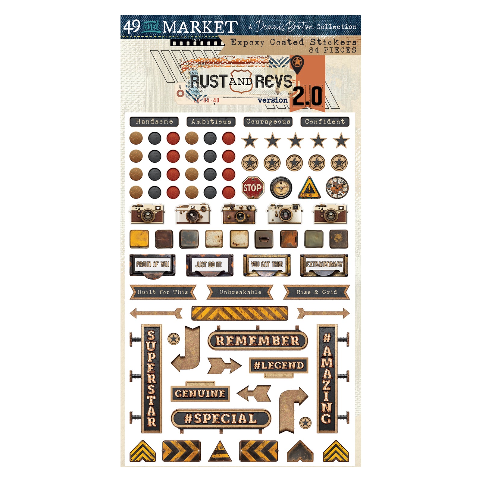 Rust & Revs 2.0 - Epoxy Stickers
