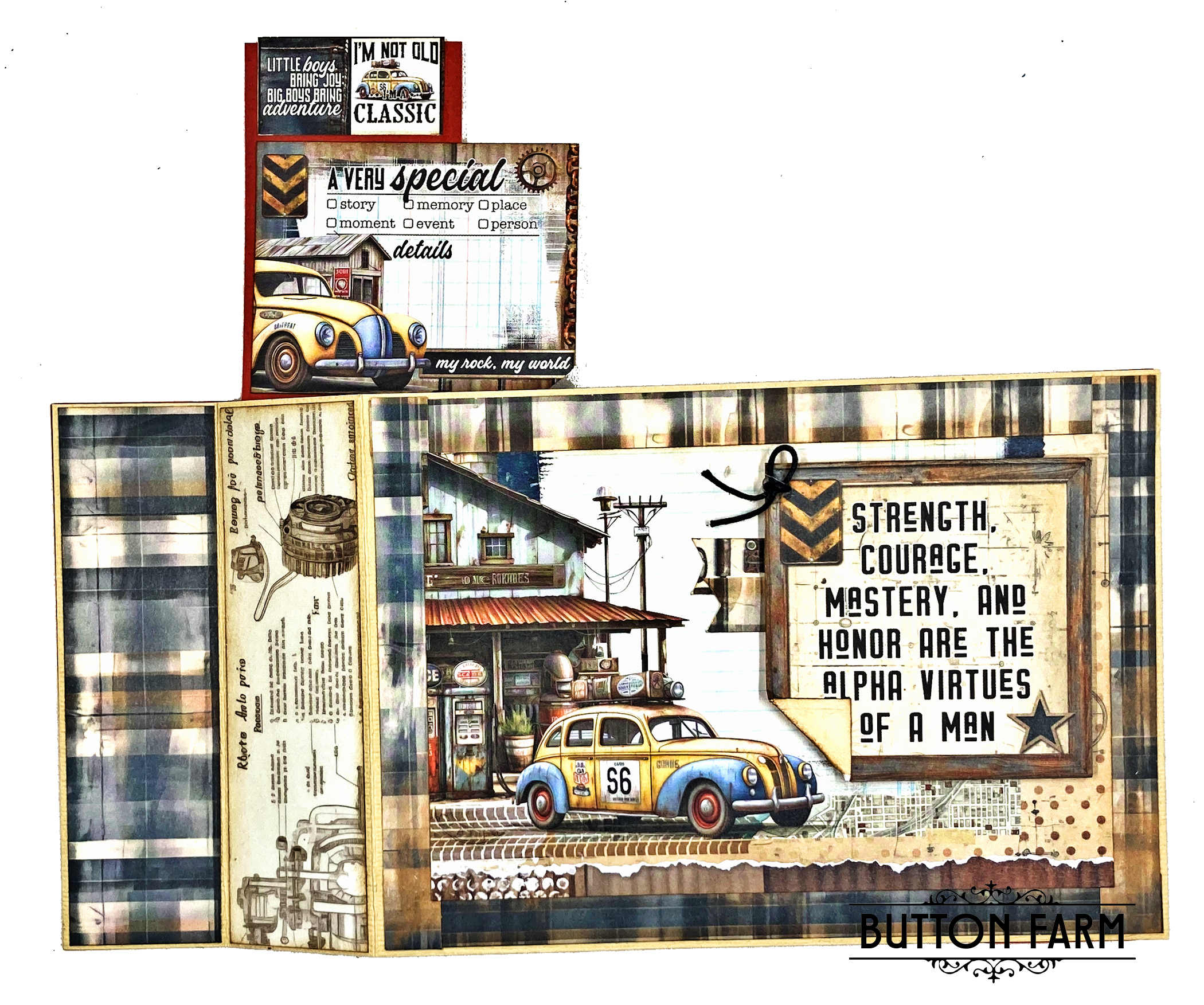 49 & Market Rust & Revs Masculine Kinetic Card Kit