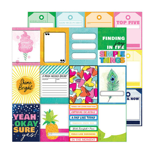Sweet Rush Collection - 12 x 12 Double Sided Paper - Shine Bright
