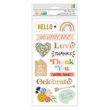 Jen Hadfield - Reaching Out Collection - Thickers - Phrase - Gold Foil Accents