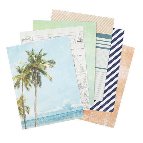 Heidi Swapp - Set Sail Collection - 6x8 Paper Pad