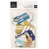 Set Sail Collection - Ephemera - Journaling with Gold Foil Accents (40 pieces)