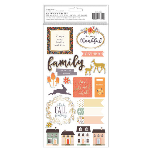 Farmstead Harvest Collection - Thickers - Phrase - Gold Foil
