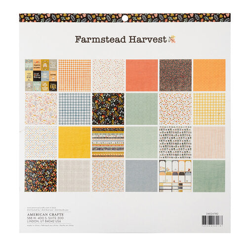 Farmstead Harvest Collection - 12 x 12 Paper Pad