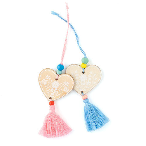 Bea Valint - Poppy and Pear Collection - Tassels with Beads