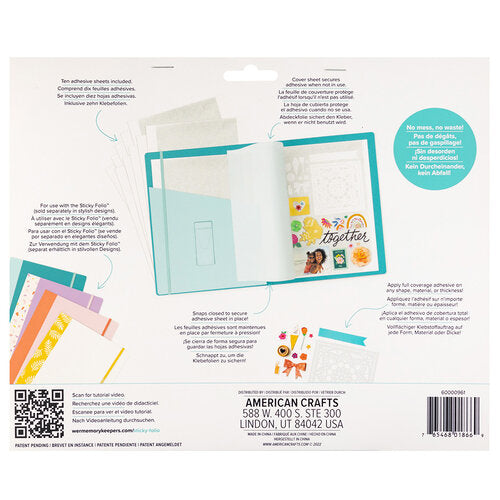Sticky Folio Refill Micro Dot Sheets by We R Memory Keepers