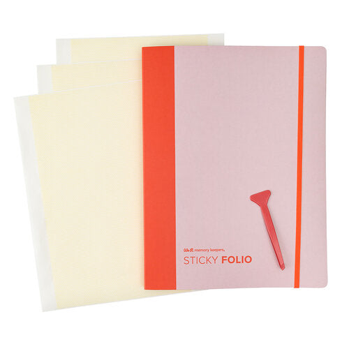 Sticky Folio 8.5"X11" Blush by We R Memory Keepers