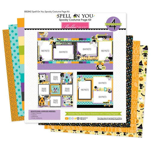 Bella Blvd - Spell On You Collection - 12 x 12 Page Kit - Spooky Costume