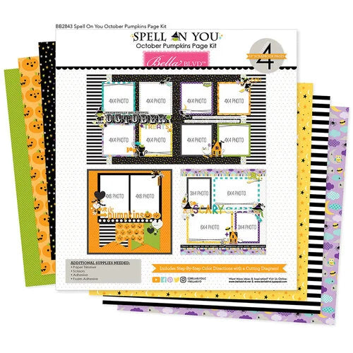 Bella Blvd - Spell On You Collection - 12 x 12 Page Kit - October Pumpkins