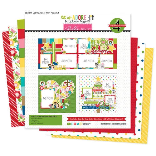 Bella Blvd - Let Us Adore Him Collection - 12 x 12 Page Kit