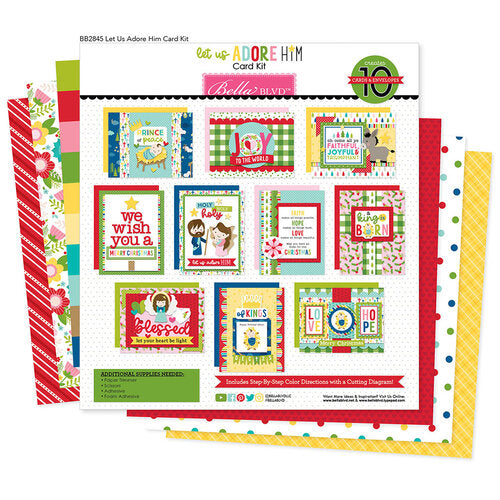 Bella Blvd - Let Us Adore Him Collection - Card Kit