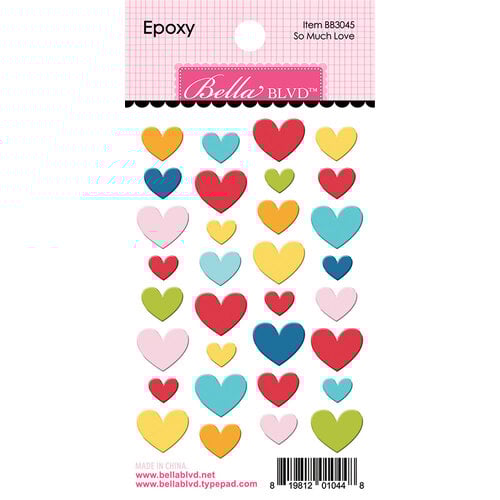 Bella Blvd - Epoxy Stickers - So Much Love