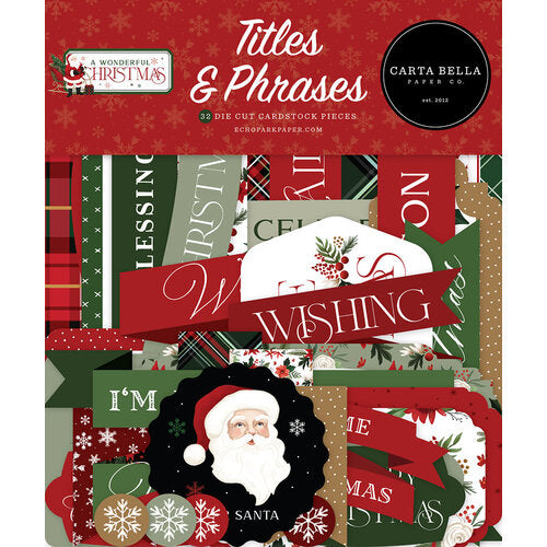 A Wonderful Christmas Collection - Ephemera - Titles