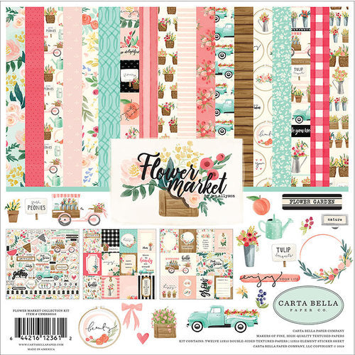 Flower Market Collection - 12 x 12 Collection Kit